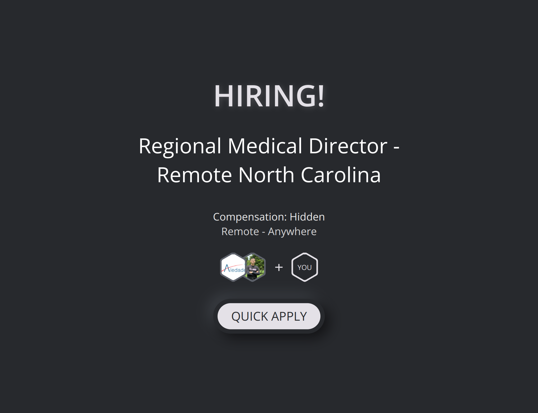 Regional Medical Director Remote North Carolina at Aledade, Inc Torre