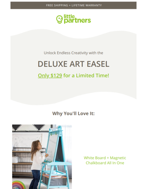 Unlock Creativity With Our Deluxe Art Easel – On Sale Now!  🎨