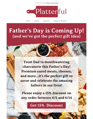 Don't Miss Out! Last Chance To Celebrate Dad With Special Offer!