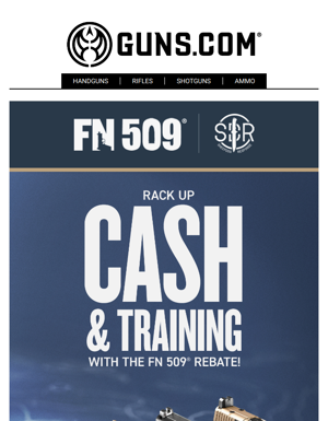 Hurry To Buy Your FN 509. Get Cash + Training!