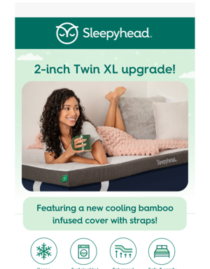 🌙 2-inch Twin XL Upgrade + An Exclusive Offer!