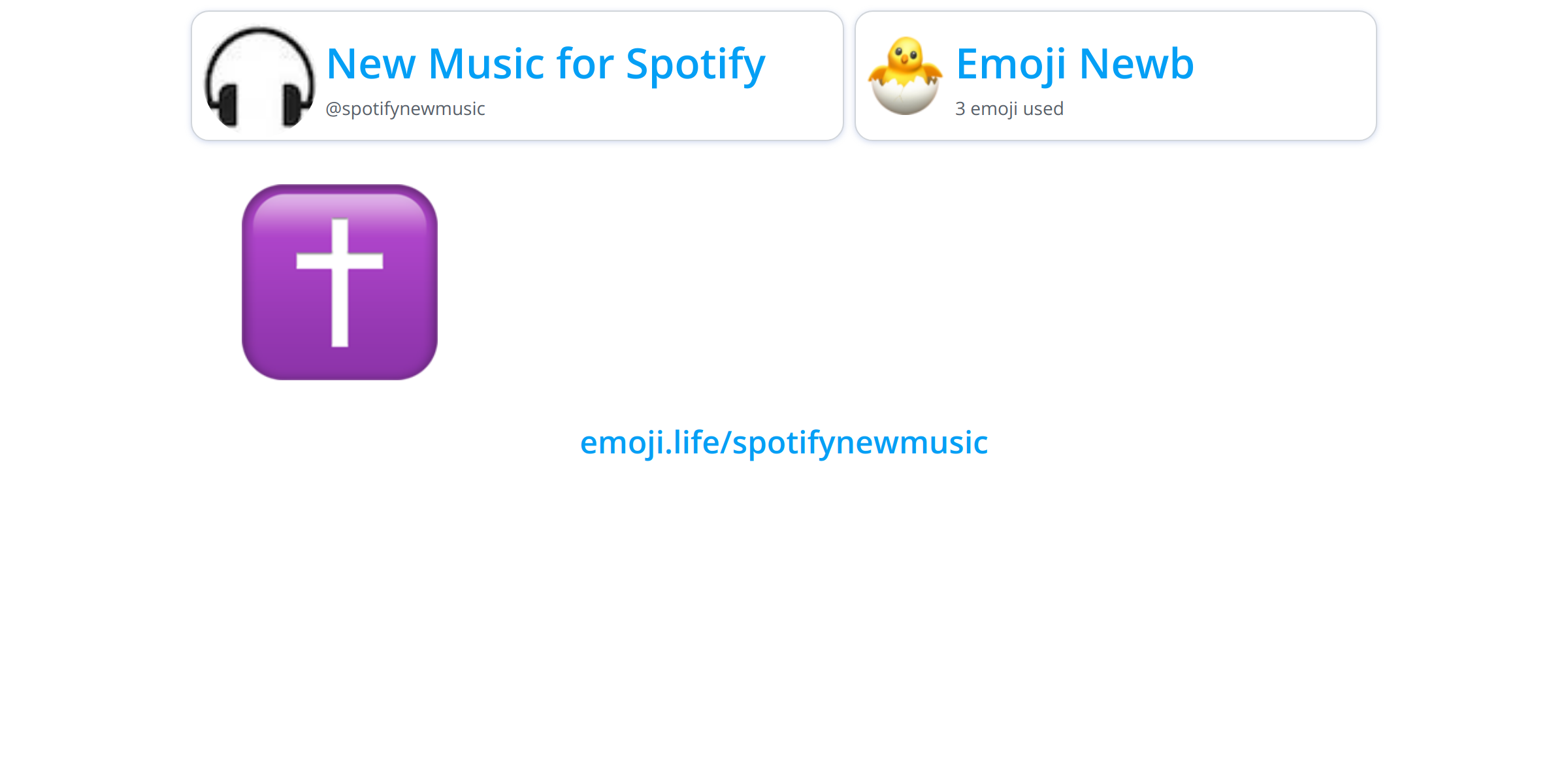 @spotifynewmusic - Emoji.Life