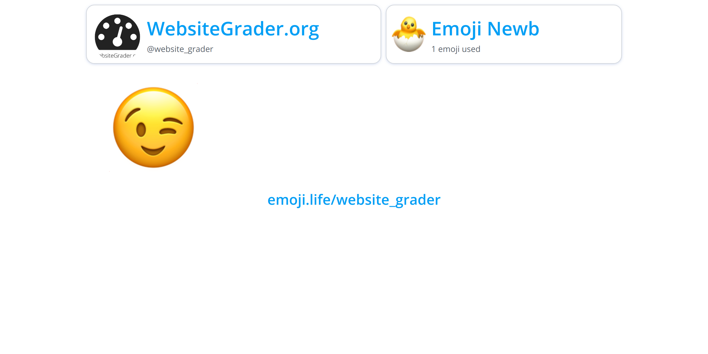 @website_grader - Emoji.Life