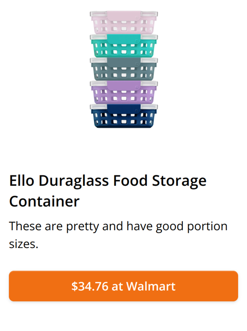 Ello Duraglass Food Storage Container