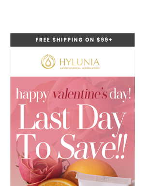 Ends Today! Extra 25% Off Sitewide Valentine's Day Sale