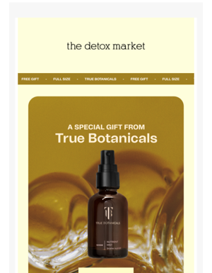 A FREE GIFT From True Botanicals!🤩