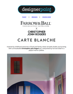 NEW From Farrow & Ball - Carte Blanche