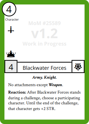 Blackwater Forces