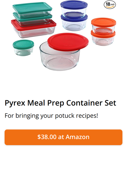 Pyrex Meal Prep Container Set