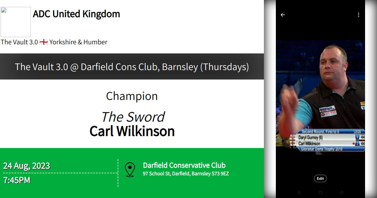 The Vault 3.0 Darfield Cons Club, Barnsley (Thursdays)