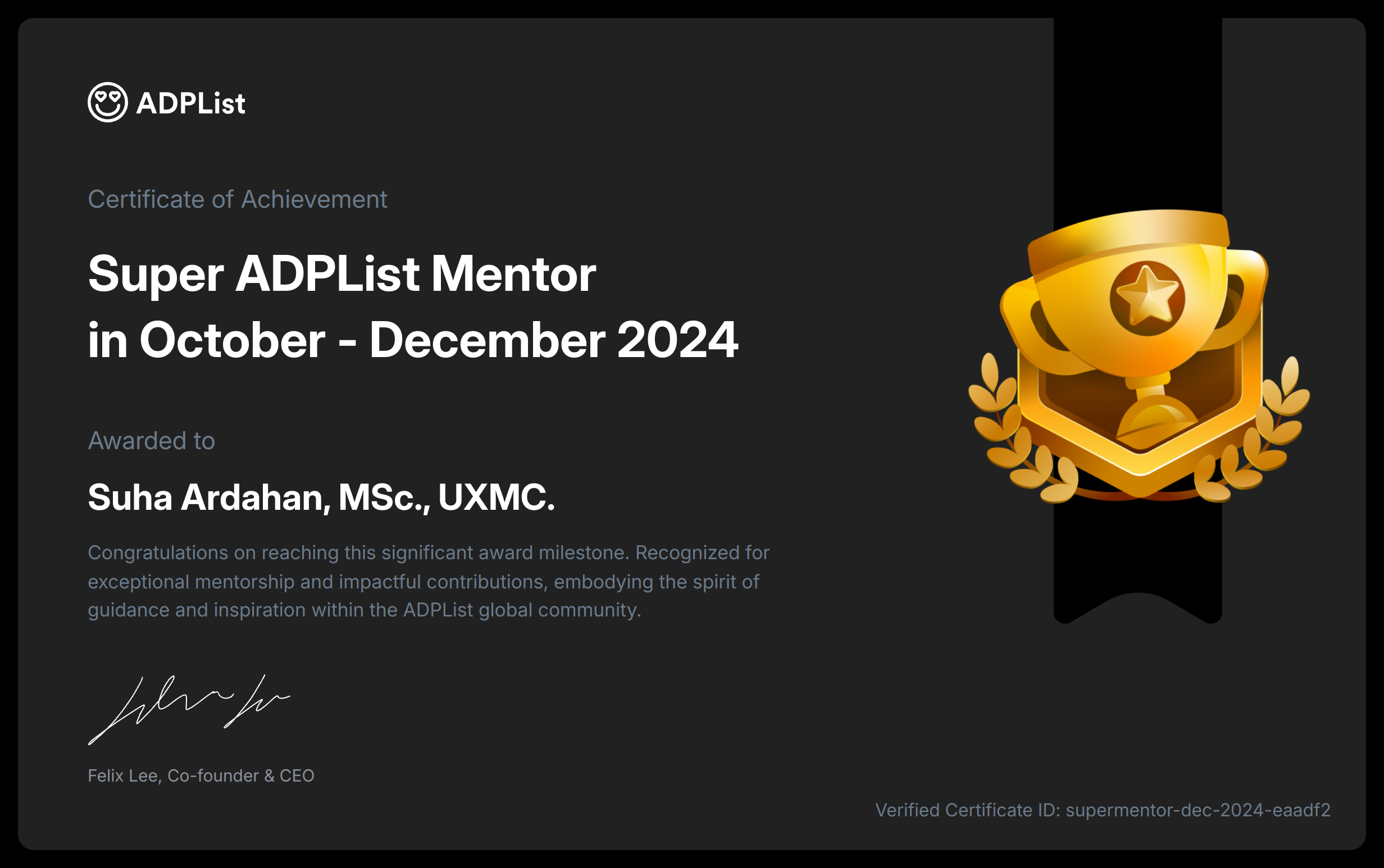 image of certificate