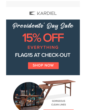 Presidents' Day Sale 🇺🇸