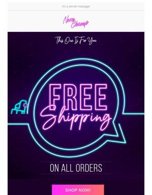Shop Now And Save: Free Shipping On All Orders, No Exclusions.