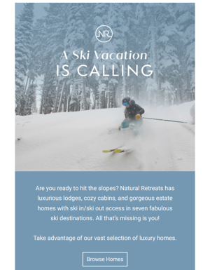 Book A Ski Vacation Today!