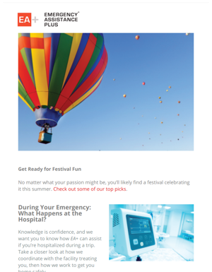- Get Ready For Festival Fun | During Your Emergency: What Happens At The Hospital?