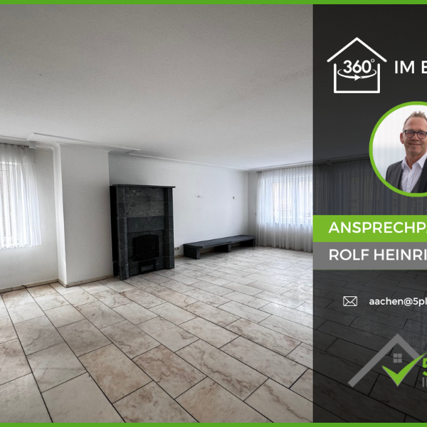 + 5PLUS + BEHAGLICHE 2 ZIMMER HOCHPARTERRE-WOHNUNG MIT BALKON IN AACHEN  / EILENDORF +++ (52080 Aachen / Eilendorf)