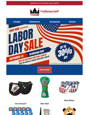 30% Off Labor Day Sales Event Starts Now!