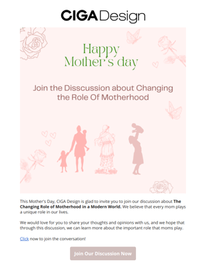 Join Our Discussion On The Changing Role Of Motherhood