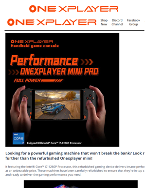 Grab Now! Quality ONEXPLAYER MINI At A Great Deal 🔥