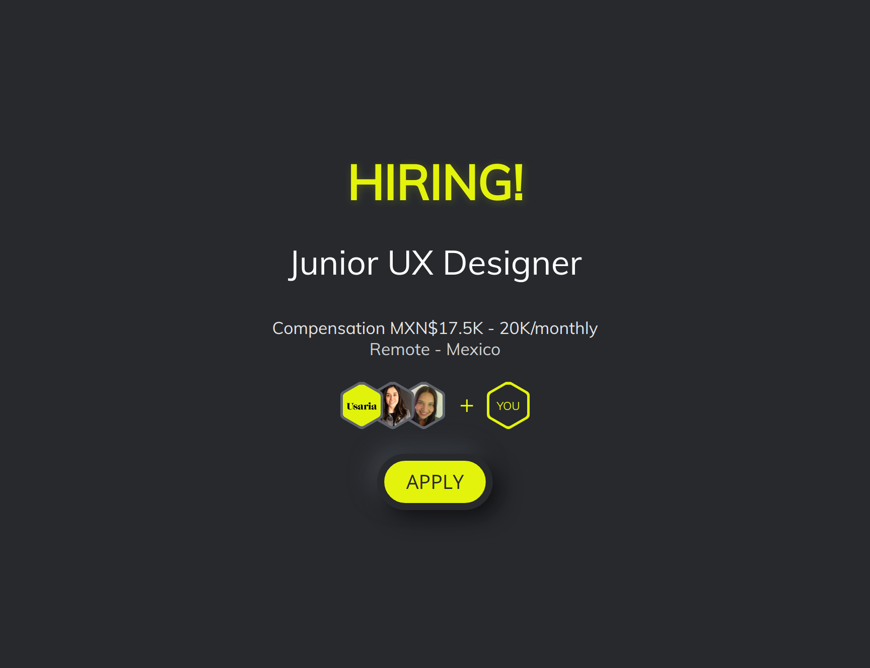 Junior UX Designer