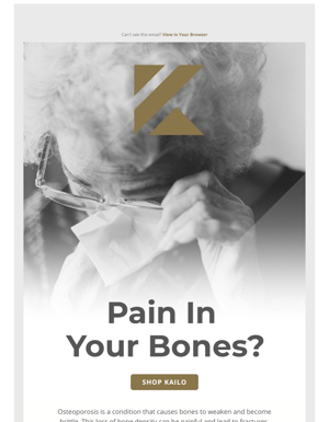 Dealing With Osteoporosis? You’re Not Alone.