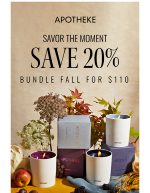 Save 20% Off The Fall Bundle