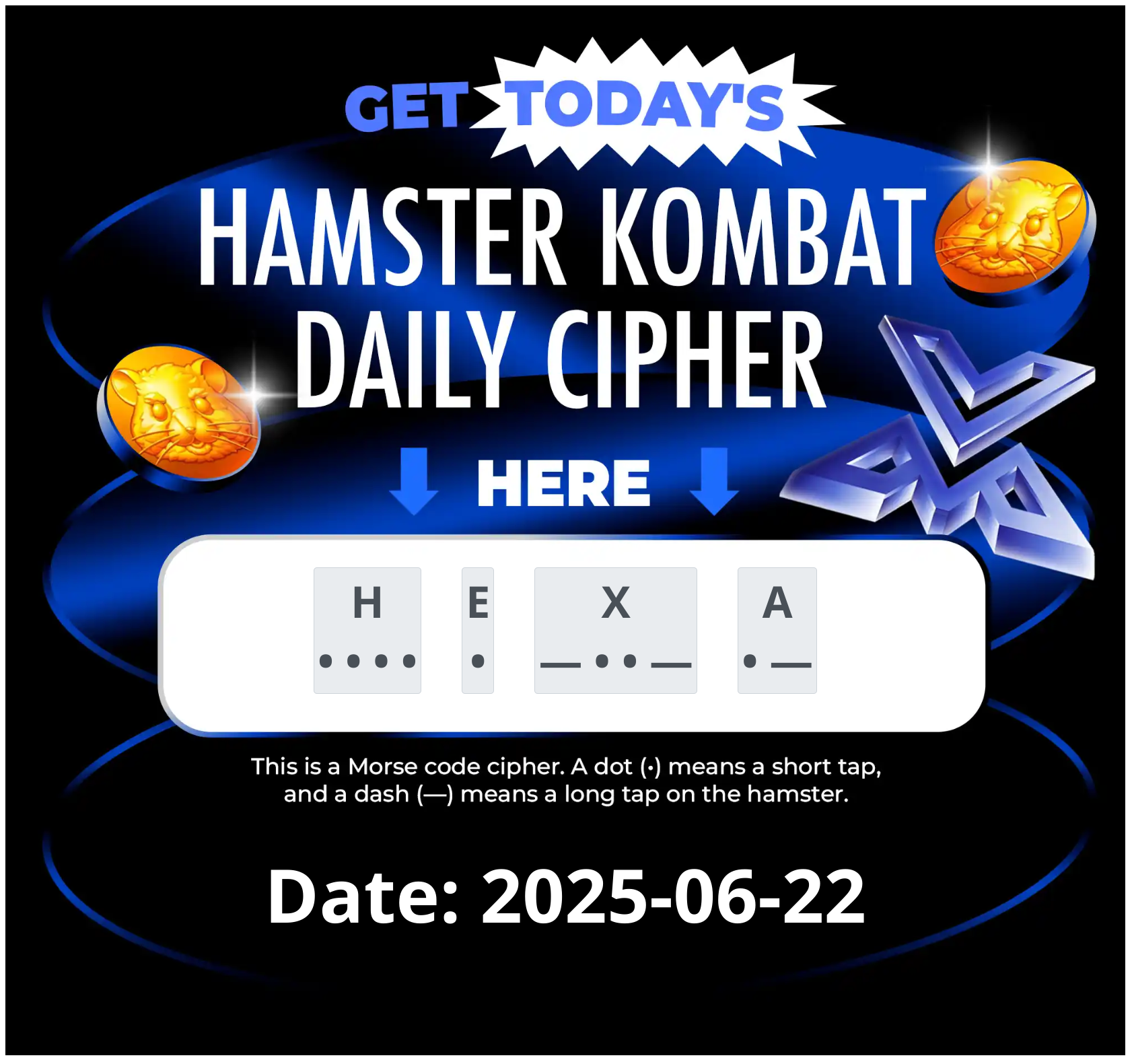 Today’s Hamster Kombat Daily Cipher Code