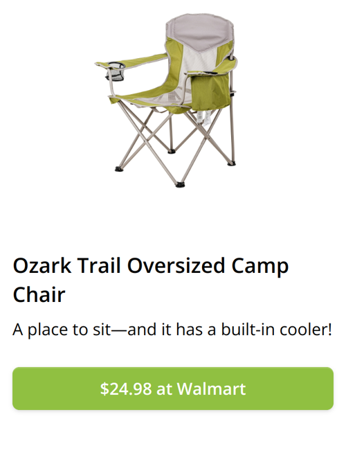 Ozark Trail Oversized Camp Chair