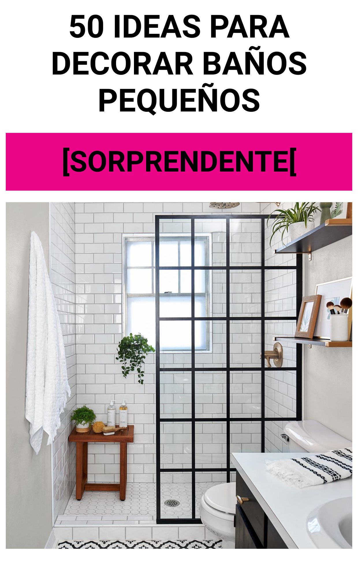 50 ideas para decorar BAÑOS PEQUEÑOS [sorprendente[ - TanGenial