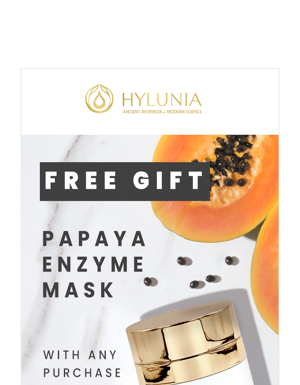 Free Papaya Enzyme Mask - New Year, New You