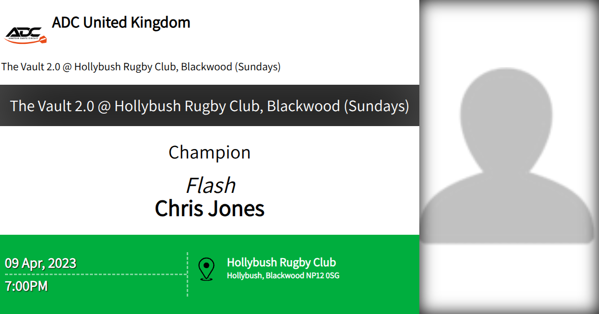 The Vault 2.0 Hollybush Rugby Club, Blackwood (Sundays)