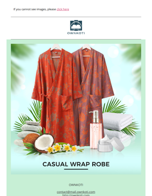 Casual Wrap Robe 🛁