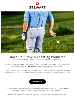 Does Golf Have A Cheating Problem?