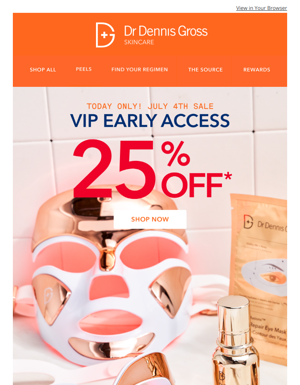 TODAY ONLY: Early Access To 25% OFF 🙌