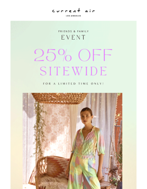 25% Off Everything Continues 😍