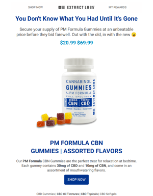 CBN Gummies Now Only $20.99! (70% Off!)😴