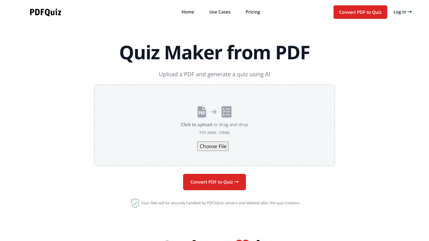 PDF2Quiz Review