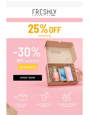 -25% OFF🔥 Let The Irresistible Begin!