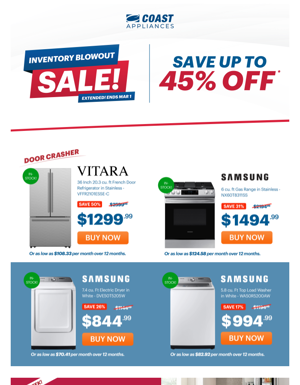 ⌚ Save Up To $400! Exclusive Deals On LG, Samsung, And KitchenAid Ending Soon!