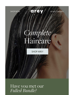 Haircare From Arey To Z