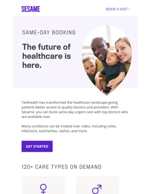 On-demand Care When You Need It Most.