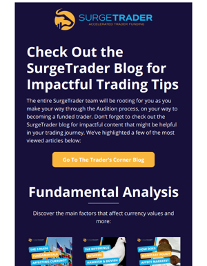 Check Out The SurgeTrader Blog For Impactful Trading Tips
