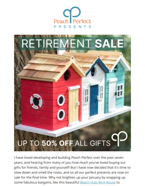 ⭐RETIREMENT SALE - UP TO 50% OFF ALL GIFTS⭐