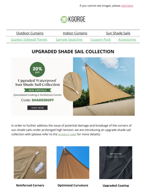 New Arrivals ⚡ 20% Off Upgraded Sun Shade Sail