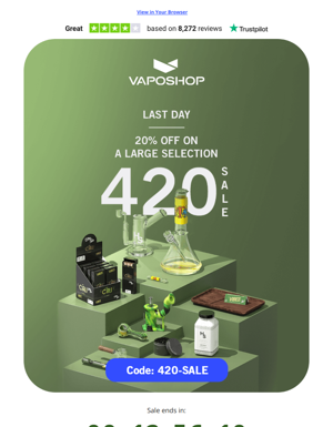 ☁️ 420 Sale | Final Day 🔥