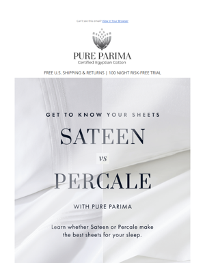 What Is Sateen & Percale? Your Q's Answered!