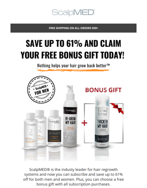 Save Up To 61% And Claim Your Free Bonus Gift Today!