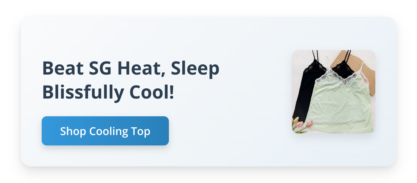 FREESIA, Cooling Cami Sleep Top