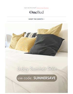 3-day Summer Sale: Get 20% Off!