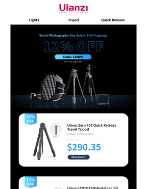 World Photography Day Sale Is Still Ongoing | Offer Ends Aug. 30th